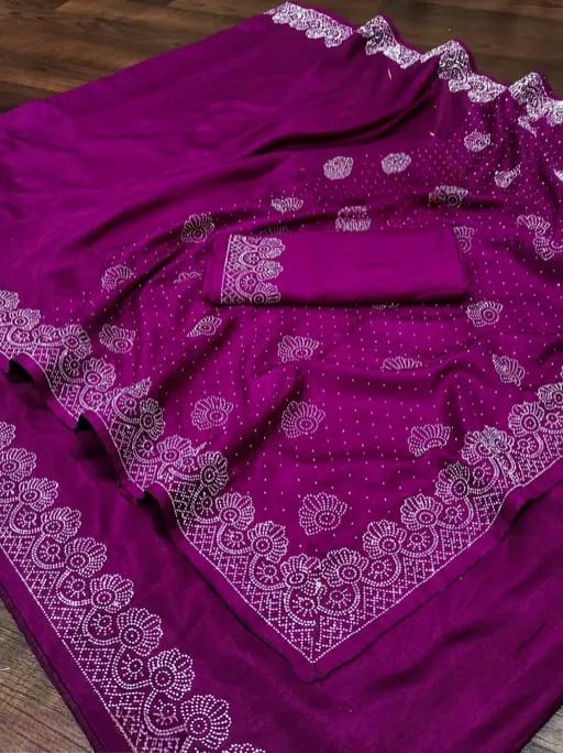 Silk Attractive New Design Fancy Saree