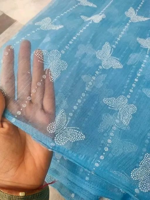 New Organza Silk Saree With Unstiched Blouse