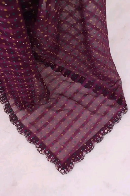 women's partywear saree