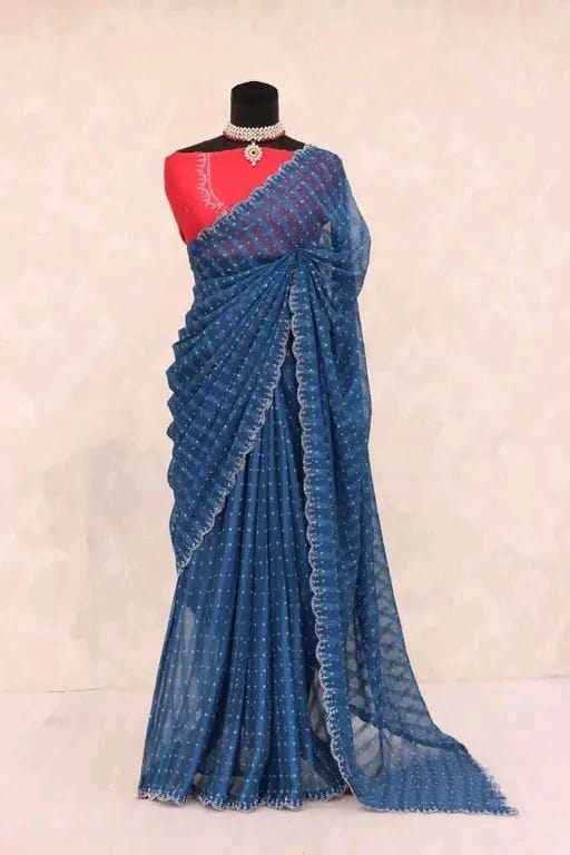 women's partywear saree