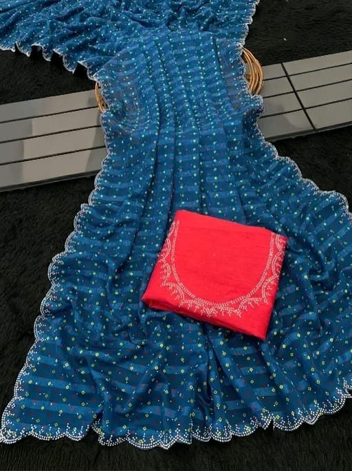 women's partywear saree