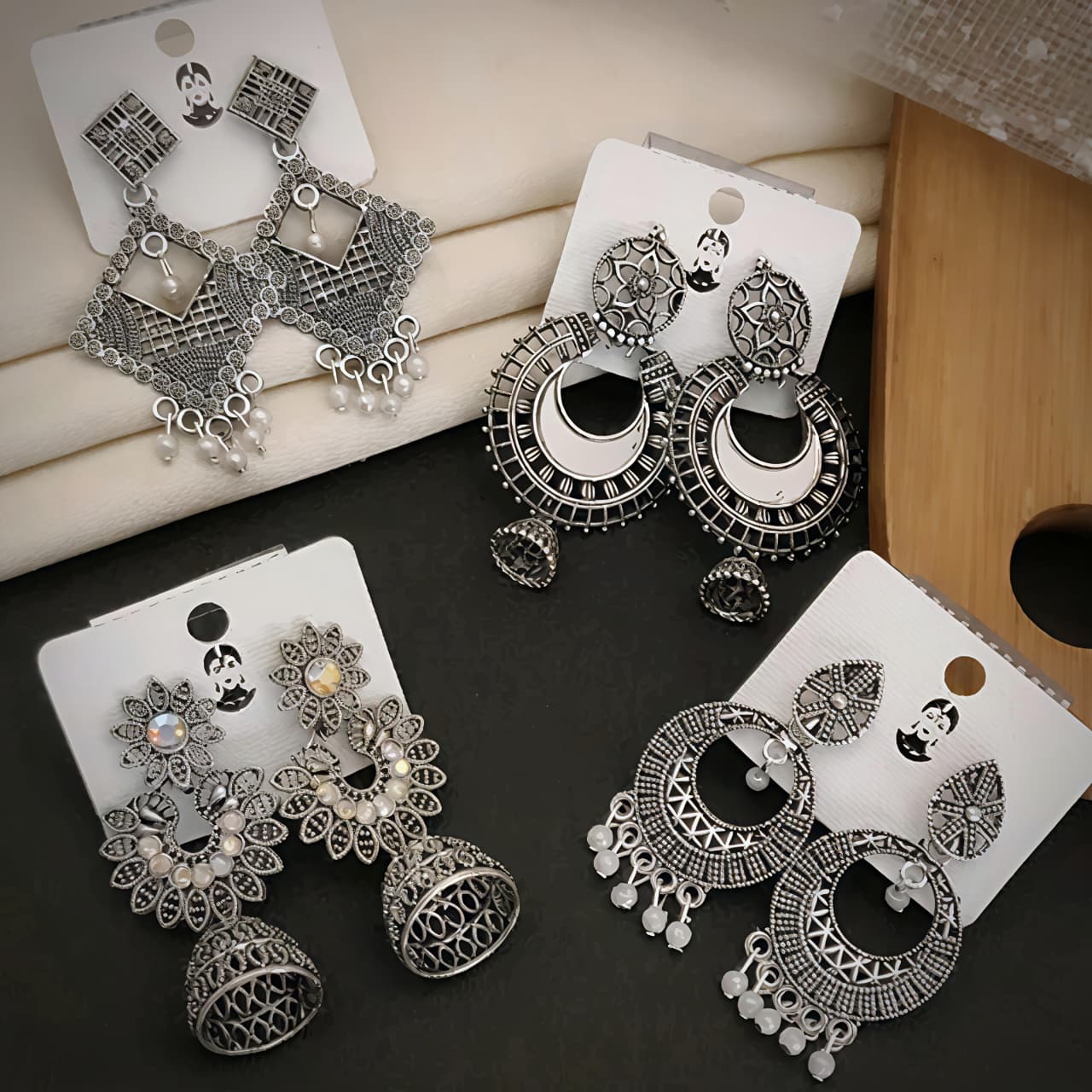 Silver Plated Earrings