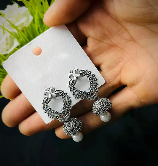 Silver Plated Earrings ( Combo Of 6)