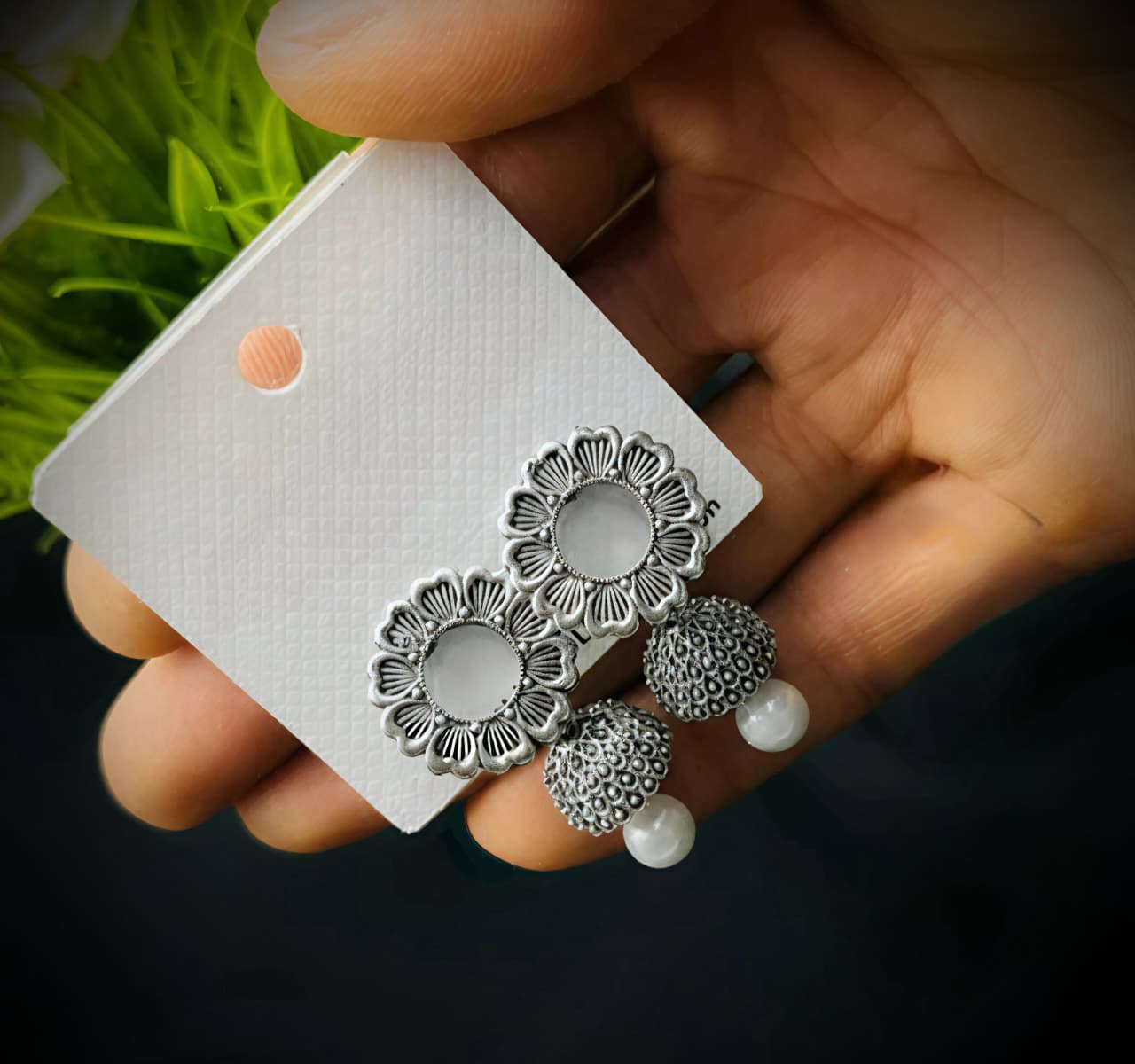 Silver Plated Earrings ( Combo Of 6)